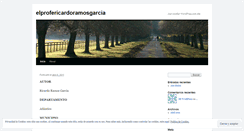 Desktop Screenshot of elprofericardoramosgarcia.wordpress.com