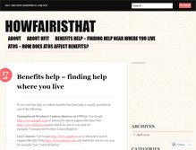 Tablet Screenshot of howfairisthat.wordpress.com