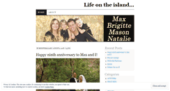 Desktop Screenshot of lifeontheisland.wordpress.com