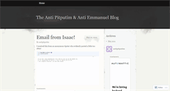 Desktop Screenshot of antipitputim.wordpress.com
