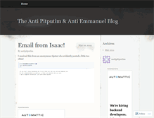 Tablet Screenshot of antipitputim.wordpress.com