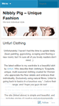 Mobile Screenshot of nibblypig.wordpress.com