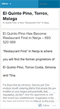 Mobile Screenshot of elquintopinotorrox.wordpress.com