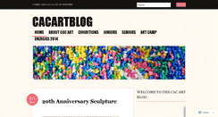 Desktop Screenshot of cacartblog.wordpress.com