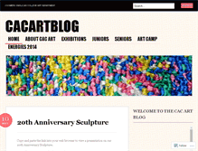 Tablet Screenshot of cacartblog.wordpress.com