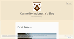 Desktop Screenshot of carmelitolindonesia.wordpress.com