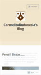 Mobile Screenshot of carmelitolindonesia.wordpress.com