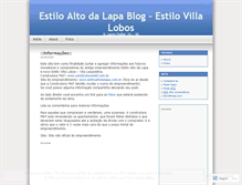 Tablet Screenshot of estiloaltodalapa.wordpress.com