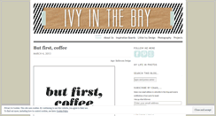 Desktop Screenshot of ivyinthebay.wordpress.com
