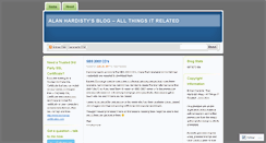 Desktop Screenshot of alanhardisty.wordpress.com