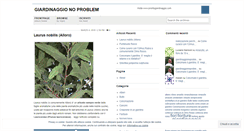 Desktop Screenshot of giardinaggionoproblem.wordpress.com