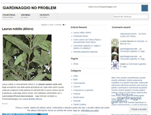Tablet Screenshot of giardinaggionoproblem.wordpress.com