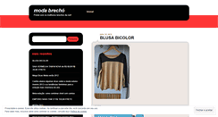 Desktop Screenshot of modabrecho.wordpress.com