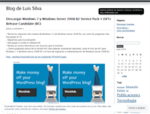 Tablet Screenshot of lsilvaf.wordpress.com