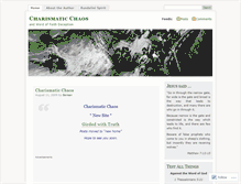Tablet Screenshot of charismaticchaos.wordpress.com