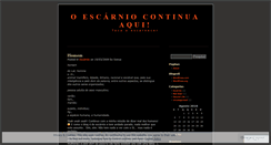 Desktop Screenshot of oescarnionaoacabou.wordpress.com