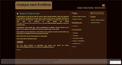 Desktop Screenshot of musiquesansfrontieres.wordpress.com