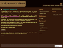Tablet Screenshot of musiquesansfrontieres.wordpress.com