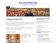 Tablet Screenshot of greatwriteway.wordpress.com