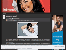 Tablet Screenshot of inkmodel.wordpress.com