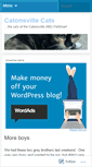 Mobile Screenshot of catonsvillecats.wordpress.com