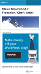 Mobile Screenshot of clairesmallwood.wordpress.com