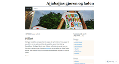 Desktop Screenshot of ajjabajja.wordpress.com