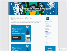 Tablet Screenshot of cpaquaavengers.wordpress.com