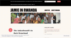 Desktop Screenshot of jamieinrwanda.wordpress.com