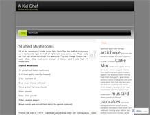Tablet Screenshot of akidchef.wordpress.com