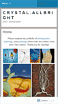 Mobile Screenshot of crystalallbright.wordpress.com