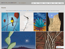 Tablet Screenshot of crystalallbright.wordpress.com