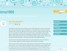 Tablet Screenshot of irma1985.wordpress.com