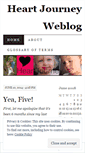 Mobile Screenshot of heartjourney.wordpress.com