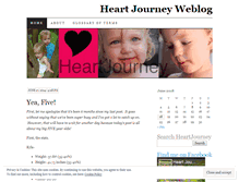 Tablet Screenshot of heartjourney.wordpress.com