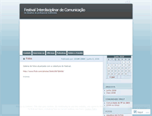 Tablet Screenshot of festivalicom.wordpress.com