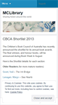 Mobile Screenshot of mclibrary11.wordpress.com