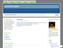 Tablet Screenshot of blogtiderising.wordpress.com