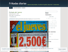 Tablet Screenshot of frikadas.wordpress.com