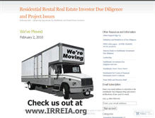 Tablet Screenshot of multifamilyduediligence.wordpress.com