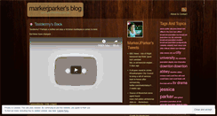 Desktop Screenshot of markerjparker.wordpress.com