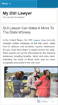 Mobile Screenshot of myduilawyer101.wordpress.com