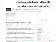 Tablet Screenshot of cbcsloop.wordpress.com