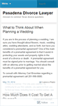 Mobile Screenshot of pasadenadivorcelawyer.wordpress.com