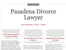 Tablet Screenshot of pasadenadivorcelawyer.wordpress.com