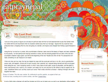 Tablet Screenshot of eatpraynepal.wordpress.com