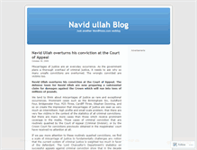 Tablet Screenshot of navidullah.wordpress.com