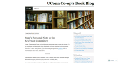 Desktop Screenshot of booksuconncoop.wordpress.com