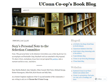 Tablet Screenshot of booksuconncoop.wordpress.com