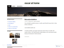 Tablet Screenshot of oscarvendetta.wordpress.com